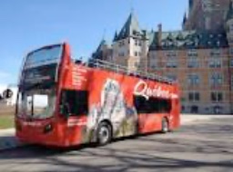 Autobus de la visite Québec 2023