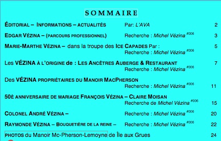 Sommaire 30